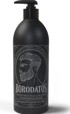 фото упаковки Borodatos шампунь-гель для душа