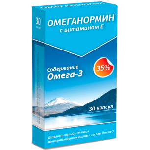 фото упаковки Омеганормин с витамином E
