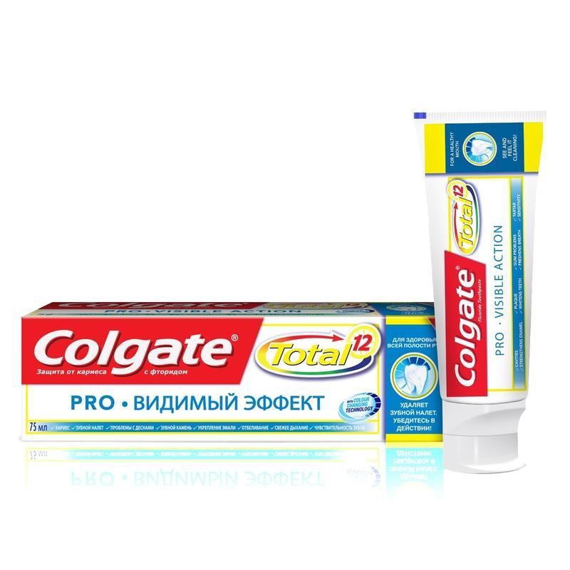 фото упаковки Colgate Total 12 Pro Видимый эффект зубная паста