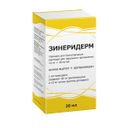 Зинеридерм, 40мг + 12 мг/мл, порошок для приготовления раствора для наружного применения, в комплекте с растворителем и аппликатором, 1 шт.