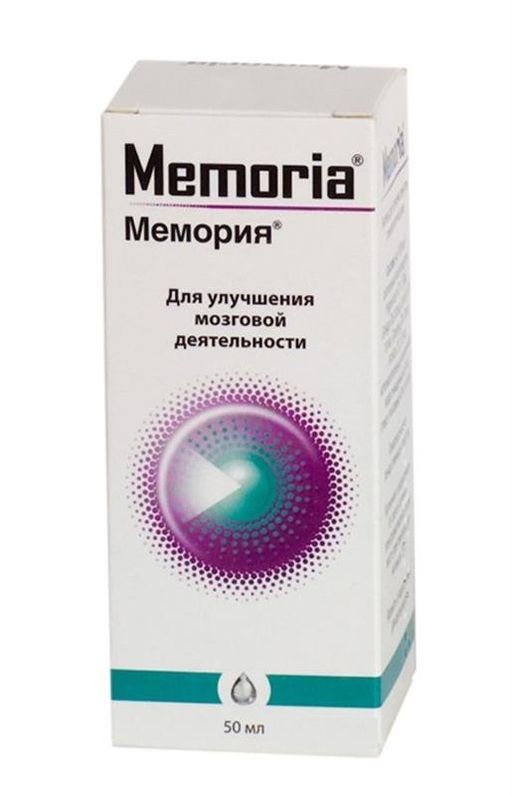 Мемория, капли для приема внутрь гомеопатические, 50 мл, 1 шт.