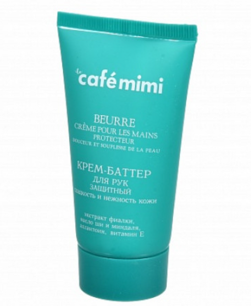 Cafe mimi Крем-баттер для рук, крем, Гладкость и нежность кожи, 50 мл, 1 шт.