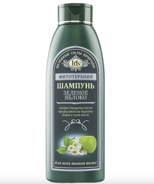 Iris Фитотерапия Шампунь Зеленое Яблоко, шампунь, для всех типов волос, 500 мл, 1 шт.