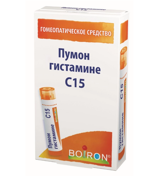 Пумон гистамине С15, гранулы гомеопатические, 4 г, 1 шт.