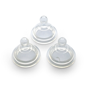 Babyline соска силиконовая переменный поток, B2-0011, для детей с 12 месяцев, соска молочная, 1 шт.