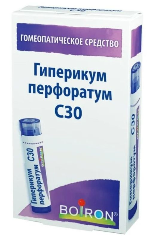 Гиперикум перфоратум С30, гранулы гомеопатические, 4 г, 1 шт.